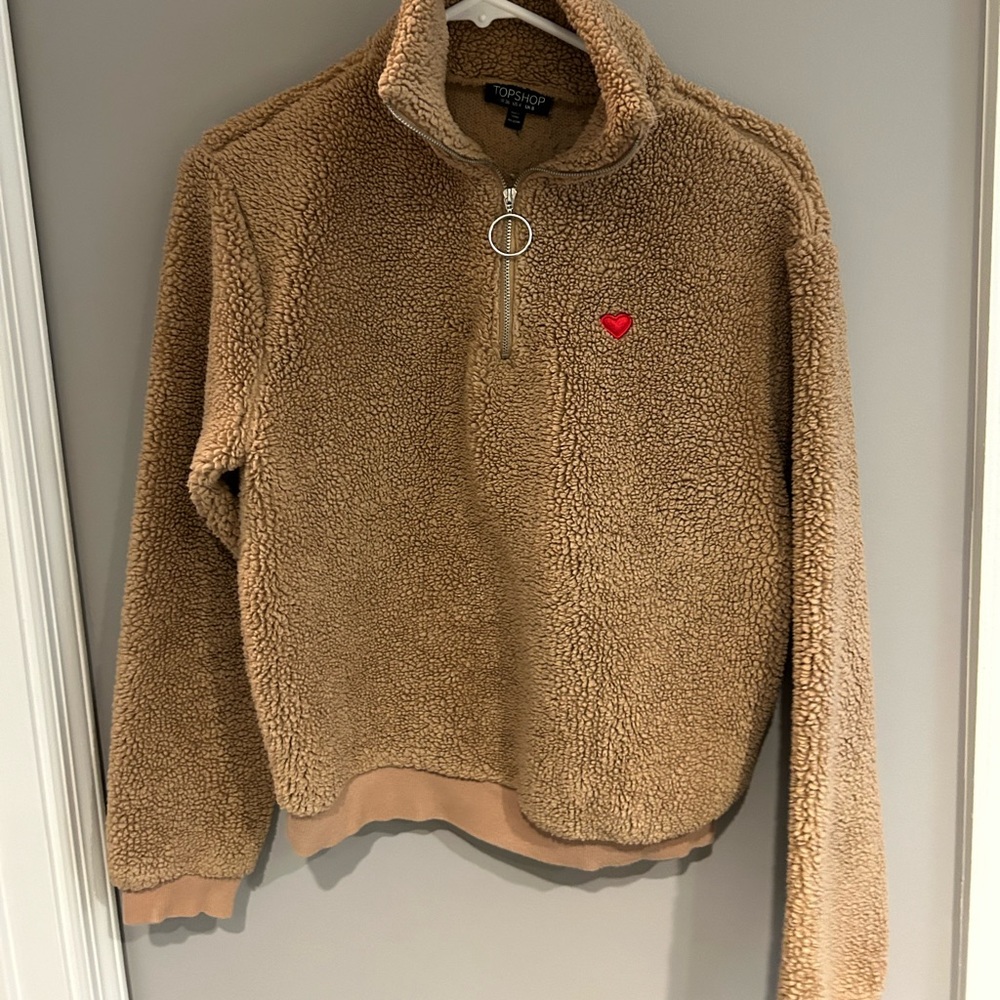 Top shop teddy jacket